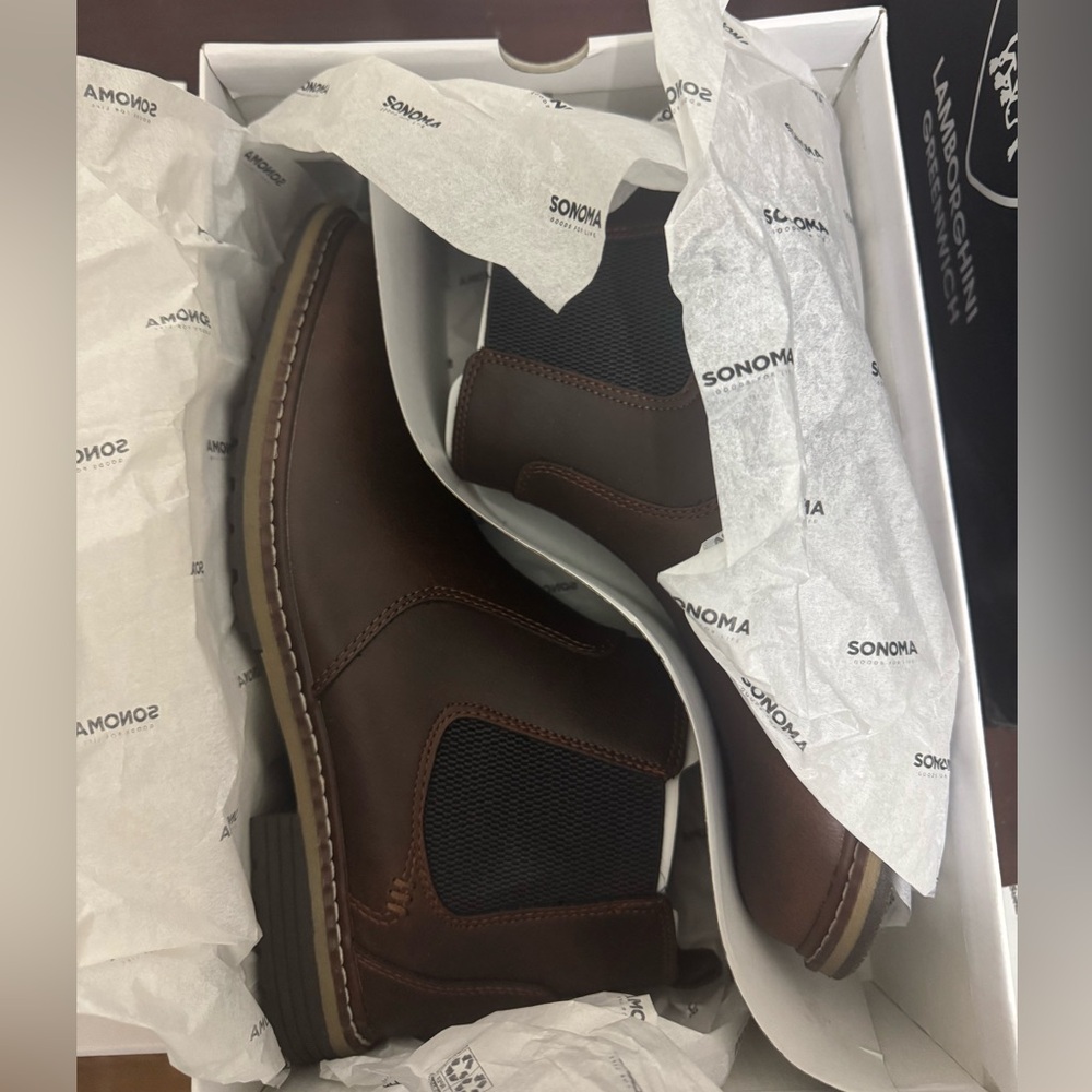 Sonoma Men's Brown Chelsea Boots